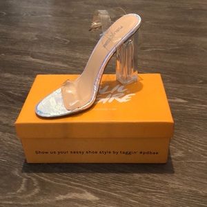 Public Desire Clear Heels